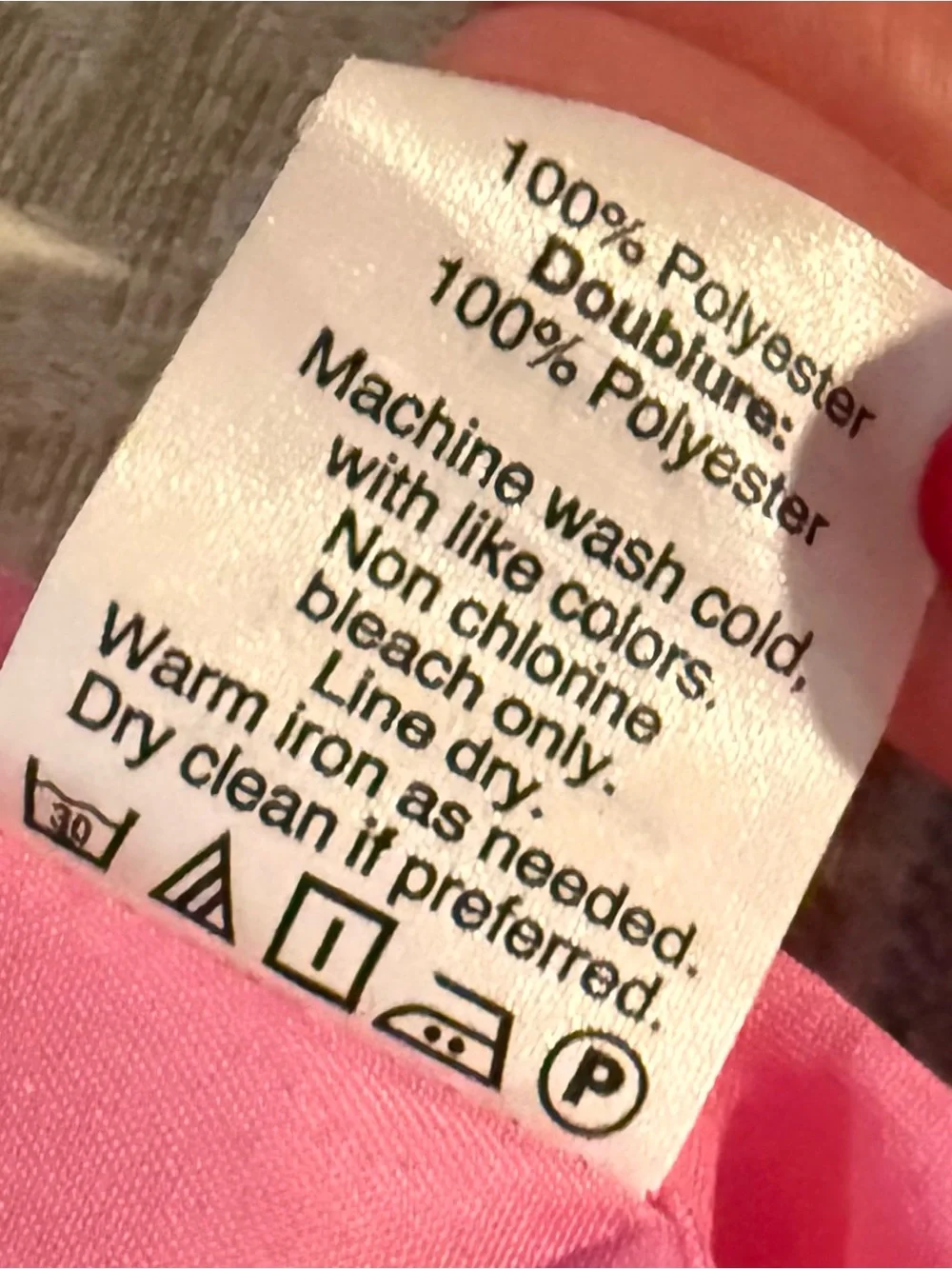 J crew pink polyester scalloped fully lined camisole